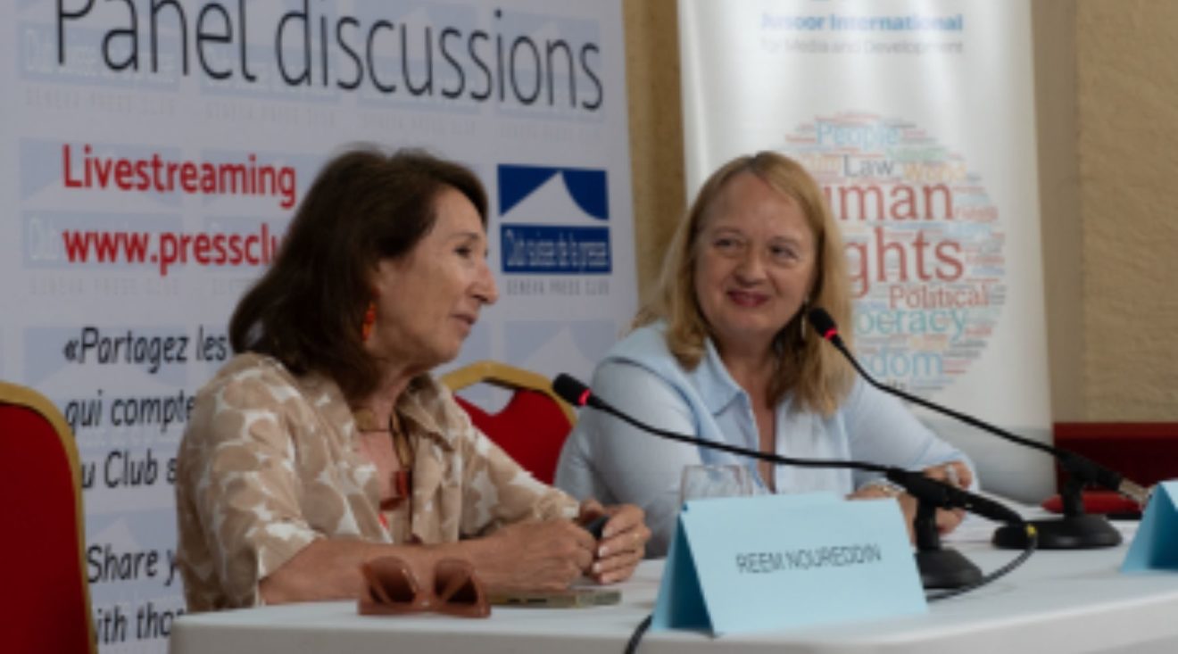 Geneva press club conference, Delia Mamon