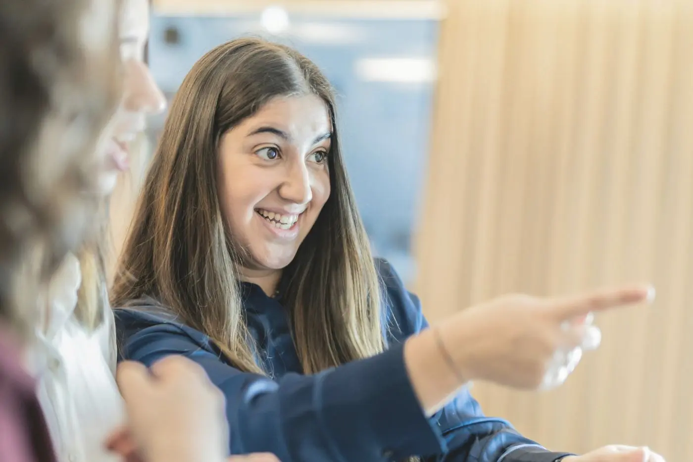 Jeune fille durant le programme AdoGoZen