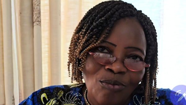 Enseignante béninoise en formation