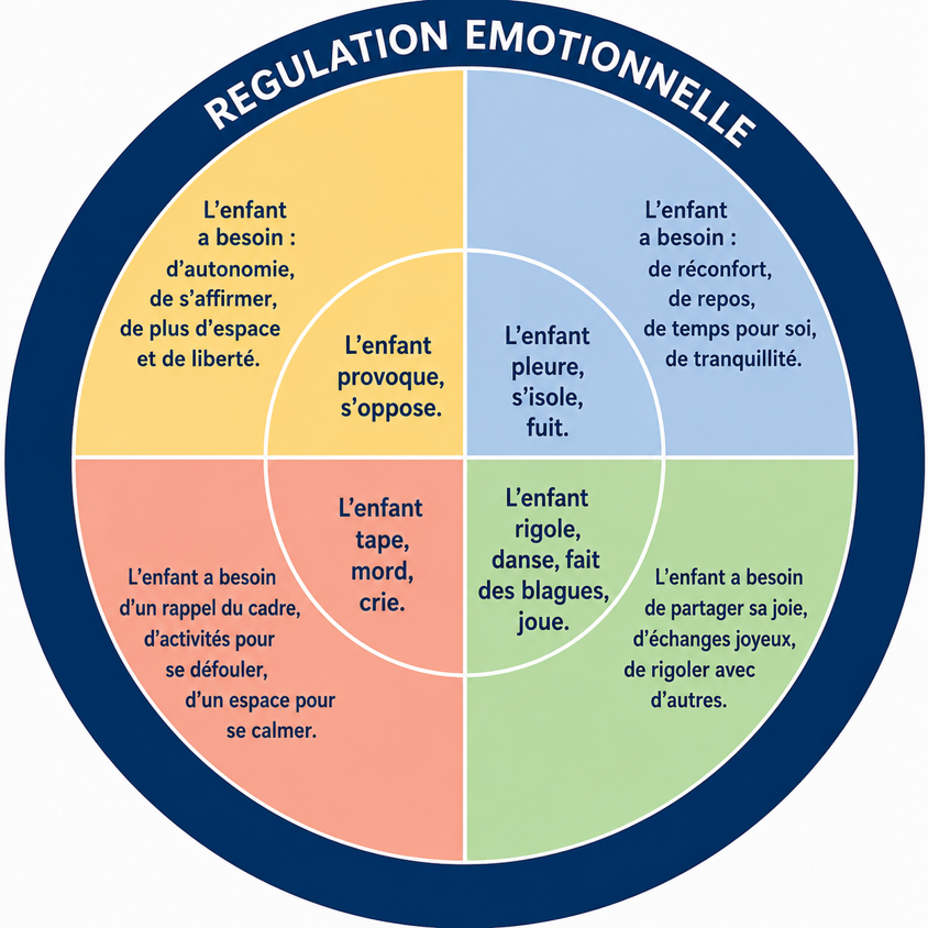 Schéma de la régulation émotionnelle
